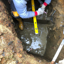 Construction d'un Mur de Soutènement en Blocs de Béton pour un Terrain en Pente Garches